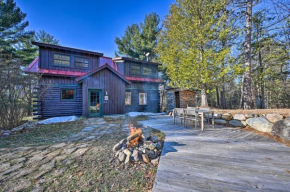 Log Cabin in Wilmington with Hot Tub Near Skiing!